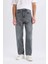 Baggy Fit Geniş Kalıp Normal Bel Geniş Paça Jean Yıkamalı Pantolon E8503AX24WN 1