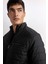 Su İtici Slim Fit Suni Deri Mont Dar Kesim Dik Yaka Fermuarlı Cepli B3568AX25SP 5