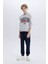 Erkek Çocuk 2'li Takım Kapüşonlu Baskılı Sweatshirt Beli Lastikli Eşofman Altı D9798A825SP 2