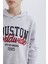 Erkek Çocuk 2'li Takım Kapüşonlu Baskılı Sweatshirt Beli Lastikli Eşofman Altı D9798A825SP 4