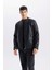 Su İtici Slim Fit Dar Kesim Dik Yaka Fermuarlı Suni Deri Mont D6241AX25SP 3
