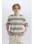 Erkek Çocuk Bisiklet Yaka Çizgili Sweatshirt D7716A825SP 4