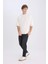 Slim Tapered Fit Dar Kalıp Normal Bel Daralan Paça Jean Pantolon D8748AX25SP 3