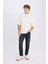 Slim Tapered Fit Dar Kalıp Normal Bel Daralan Paça Jean Pantolon D8748AX25SP 4