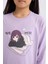 Kız Çocuk Pijama Takımı Uzun Kollu Üst Esnek Belli Uzun Alt E0544A825SP 4