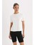 DeFactoFit Standart Fit Bisiklet Yaka Sporcu Kısa Kollu Tişört D2296AX25SP 3