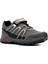 ADITYA IN Unisex Çocuk Sneaker Koşu & Yürüyüş Ayakkabısı Koyu Gri / Beyaz 2