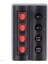 Sealux 4 Lü Kırmızı Butonlu Otomatik Sigortalı Ledli Swich Panel 1