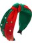 Noel Saç Bandı Kırmızı Yeşı Için Üst Düğümlü Noel Bandı Yeşırmızı (Yurt Dışından) 1