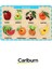 Özel Üretim Eğitici Öğretici Zeka Geliştirici Çocuk Ebeveyn Meyveler Ahşap Tutmalı Puzzle 2