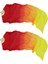Oryantal Dans Ipek Yelpazeler Peçe Katlanır Yelpaze 180X90CM Sarı Kırmızı+Sarı (Yurt Dışından) 4