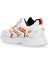 KANNER Kız Çocuk Sneaker Koşu & Yürüyüş Ayakkabısı Beyaz / Turuncu 3