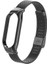 Xiaomi Mi Band 7 Uyumlu Krd-06 Metal Kordon Zore - Siyah 2