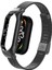 Xiaomi Mi Band 7 Uyumlu Krd-06 Metal Kordon Zore - Siyah 5