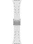 Apple Watch 7 45MM KRD-127 Metal Tokalı Silikon Kordon-Kırmızı 5