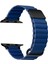 ​​​watch Ultra 49MM Uyumlu Krd-78 Pu Deri Kordon Strap Kayış Zore - Lacivert 1