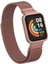 Xiaomi Redmi Watch (Mi Watch Lite) Uyumlu Krd-58 Metal Kordon Zore - Pembe 1