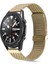 Gear S3 Uyumlu Krd-45 22MM Metal Kordon Zore - Mavi 2