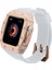​​​watch 7 45MM Uyumlu Krd-65 Kordon Zore - Beyaz-Rose Gold 1