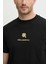 Erkek Bisiklet Yaka T-Shirt Siyah 755461551235 T-Shırt Crewneck 2