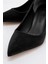 Kadın Sivri Burunlu Stiletto Siyah Sim 3