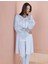 757 Penye 3'lü Sabahlık Pijama Takımı 1