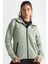 Sportswear Tech Fleece Full Zip Hoodie Dark Heather Black Kadın Kapüşonlu Sweatshirt Su Yeşili 1