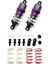 1/10 1 Çift Metal Hidrolik Amortisörler Rc Uzaktan Kumanda Araba Düz Yarış Drift Araba (63MM) Turuncu (Yurt Dışından) 2