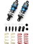 1/10 1 Çift Metal Hidrolik Amortisörler Rc Uzaktan Kumanda Araba Düz Yarış Drift Araba (63MM) Turuncu (Yurt Dışından) 5