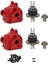 2 Paket Metal Diferansiyel ve Dişli Kutusu Seti Wltoys 144001 144002 144010 124016 124018 124019 Rc Araba Yükseltme Parçaları, B (Yurt Dışından) 1