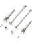 Metal Ön ve Arkadan Çekişli Motosiklet Mili Cvd Hbx 16889 16889A 16890 16890A SG1601 SG1602 1/16 Rc Araba Yükseltme Parçaları (Yurt Dışından) 2