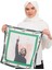 Suriye Bayrak Çerçeveli Suriyenin Şarkıcı Sarut Resmi Baskılı 45*45 cm S100027 3