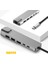 Multifunction-02 6 In 1 Type-C™ to 4K HDMI Tv Projeksiyon Ultra Hd 1080P 2*Type-C 2*USB 3.0 Ethernet Lan Adaptör 4