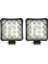 Adet 48W 6000K LED Spot Işın Kare Çalışma Lambaları Lamba Traktör Suv Kamyon 4WD 12V 24V (Yurt Dışından) 1