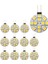 12PCS G4 Puck Işıkları LED Ampuller Yan Pin Tabanı Yuvarlak G4 5050 12SMD LED Rv Camper Işık Ev Okuma Işığı, Sıcak Beyaz (Yurt Dışından) 3