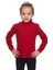 Kırmızı Basic Kız Çocuk Çıtçıtlı Tam Balıkçı Yaka Şardonlu Kışlık Uzun Kollu Tişört 1