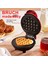 Mini Waffle Makinesi, Kolay Temizlenebilir, Yapışmaz Kenarlar, Kırmızı Kalp, 10 cm (Yurt Dışından) 5