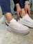 Günlük Kadın Sneaker Bağcıklı Hafif Kalın Yüksek Tabanlı Leopar Detaylı Yürüyüş Spor Ayakkabı 065 1