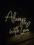 Cizgineon Always With Love Işıklı Neon LED Duvar Dekarasyon 1