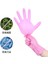 100PCS Pembe Tarzı M Boyutu 100 Paket Pembe Vinil Tek Kullanımlık Eldiven - Lateks ve Toz Içermeyen Gıda Sınıfı Muayene Eldivenleri Temizlik Mutfak Kullanımı Için (Yurt Dışından) 3