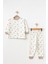 Çadır Desenli Uzun Kol Pijama Takımı 74165 1