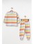 Çizgili Uzun Kol Pijama Takımı 74162 1