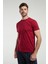 Erkek Bordo Kısa Kol Pijama Takım 2