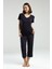 Kadın Lacivert Kapri Takım 3