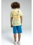 Erkek Çocuk Sarı Bermuda Takım 5