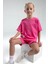 Kız Çocuk Pembe Bermuda Takım 3