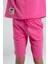 Kız Çocuk Pembe Bermuda Takım 4