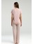 Kadın Pembe Kısa Kol Pijama Takım 5