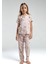 Kız Çocuk Beyaz Gömlek Pijama Takım 2