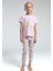 Kız Çocuk Pembe Kısa Kol Pijama Takım 1